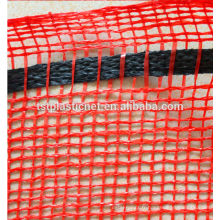 Sac de maille d&#39;emballage orange d&#39;oeillets de monofilament de 2014 HDPE (filet en plastique de Hebei Tuosite)